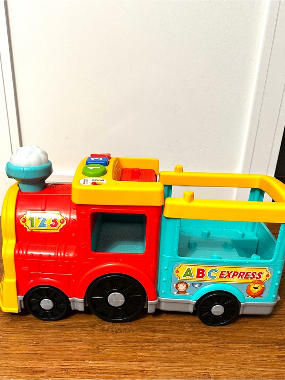 Fisher Price Little People Big ABC Animal Train Works No Animals